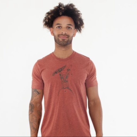 Unisex Yoga T Shirt Atomic Buddha RocketBuddha - Picture 2 of 14